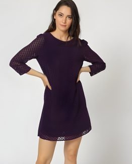 VESTIDO CON TEXTURA
