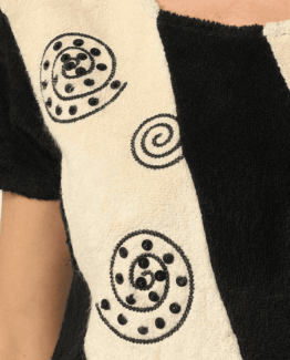 Jersey bordado con lentejuelas
