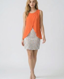 Vestido combinado