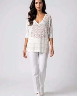 Jersey calado oversize