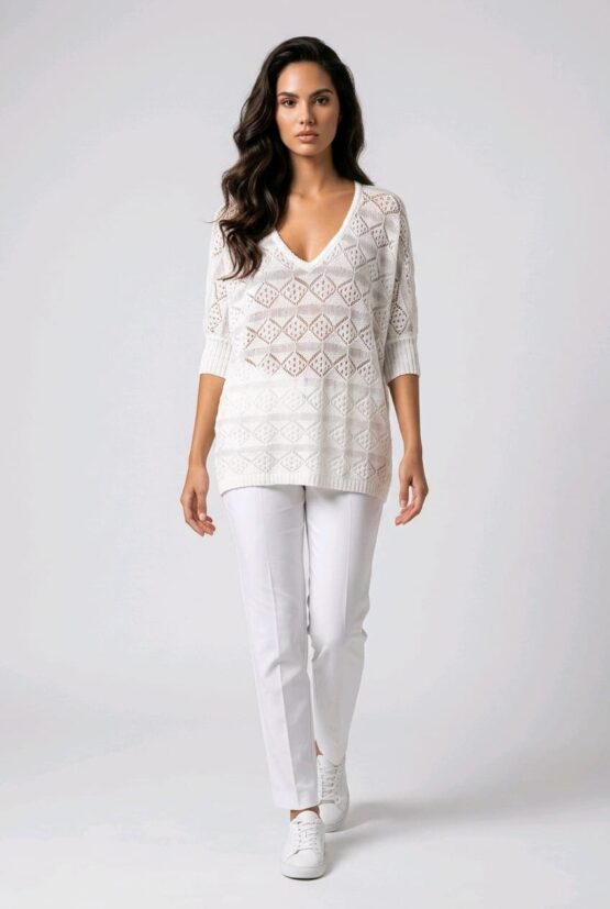 Jersey calado oversize