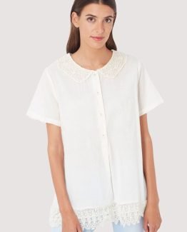 Blusa con encaje
