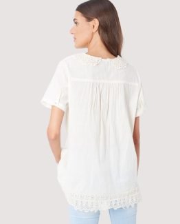 Blusa con encaje