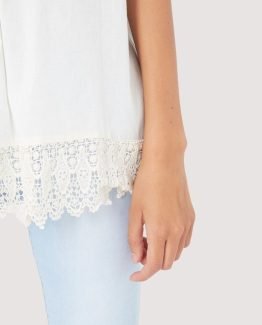 Blusa con encaje