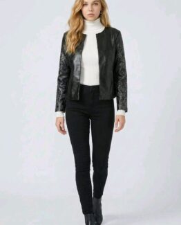Chaqueta simil piel