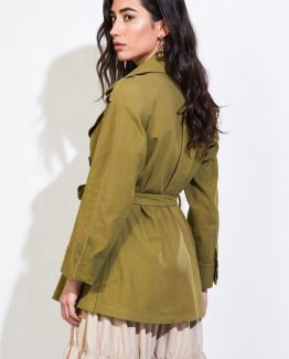 Trench con cinturón