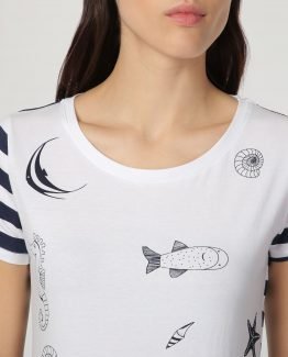 Camiseta combinada