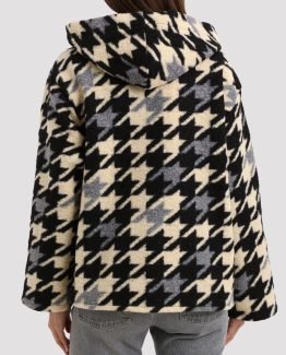 Chaqueta estampada con capucha