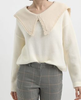 Jersey con cuello babydoll