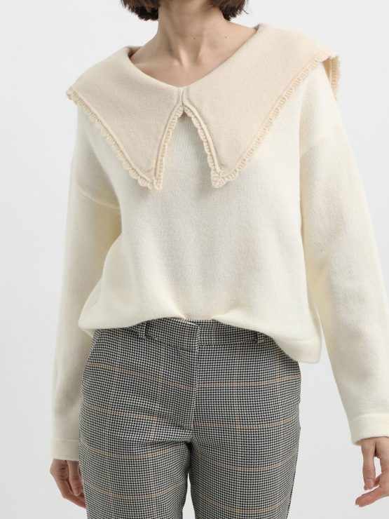 Jersey con cuello babydoll