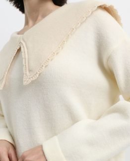 Jersey con cuello babydoll