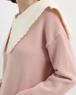Jersey con cuello babydoll