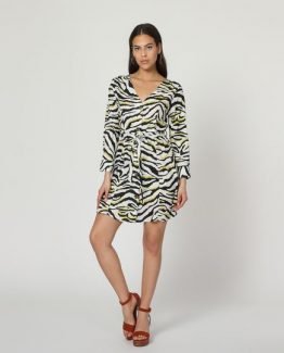 Vestido animal print