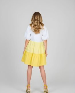 Vestido con escote en V