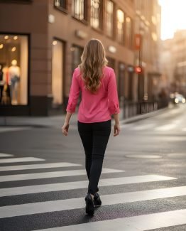 Blusa cruzada