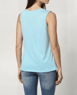 Blusa sin mangas con lentejuelas