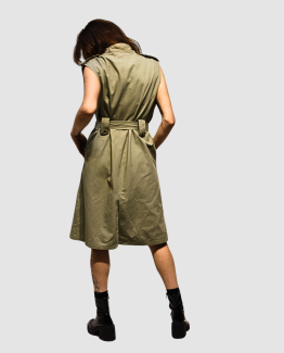 Vestido tipo trench