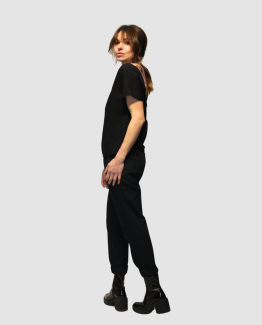 Blusa con cremallera trasera