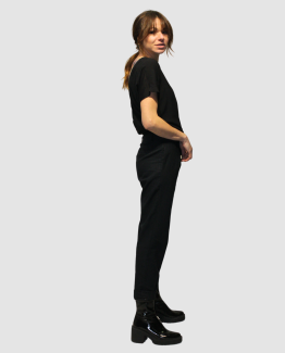Blusa con cremallera trasera