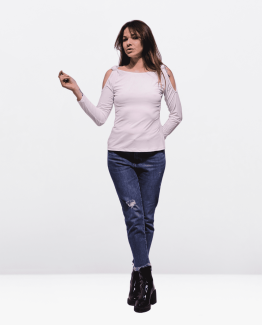 Top hombros descubiertos