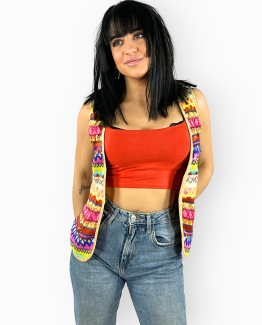 Chaleco estampado