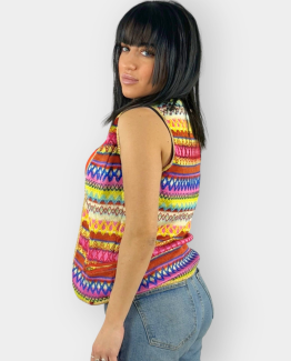 Chaleco estampado