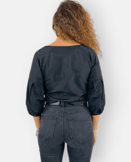Blusa satinada