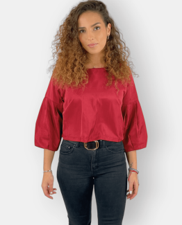 Blusa satinada
