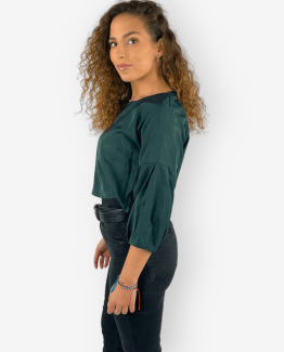 Blusa satinada