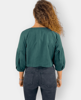 Blusa satinada