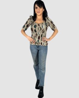 Top estampado