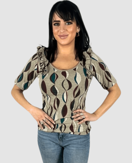 Top estampado