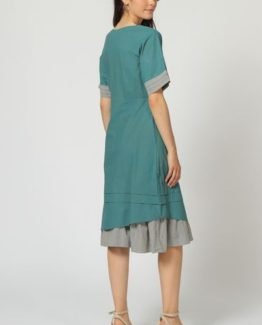 Vestido combinado