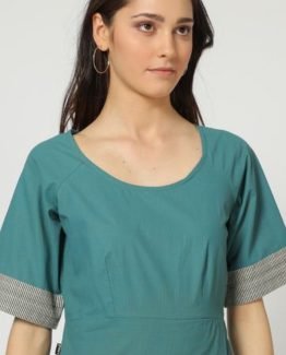 Vestido combinado