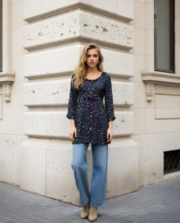 Blusón estampado