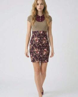 Vestido combinado