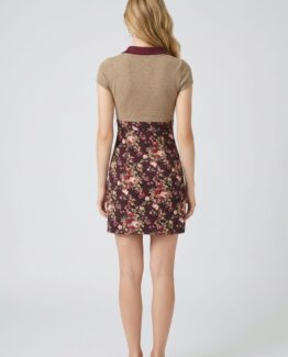 Vestido combinado