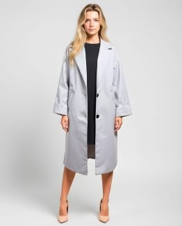 Abrigo oversize mujer