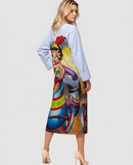 Abrigo oversize mujer