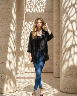 chaqueta kimono mujer