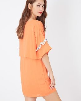 Vestido efecto dos en uno