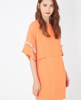 Vestido efecto dos en uno