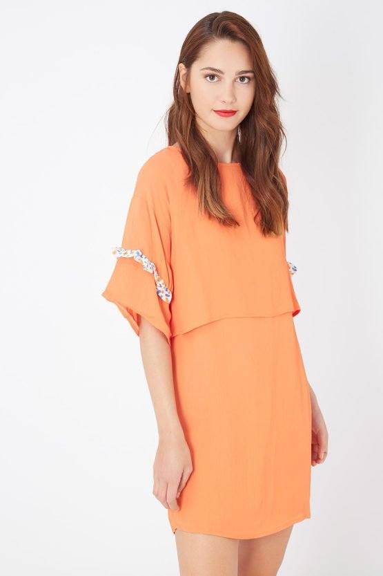 Vestido efecto dos en uno