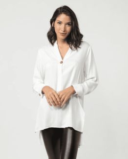 Blusa con escote en V