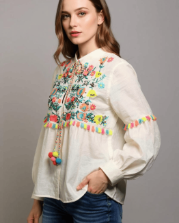Chaqueta bordada