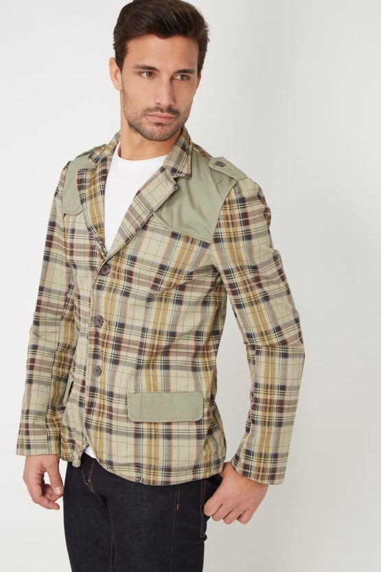 Chaqueta de cuadros