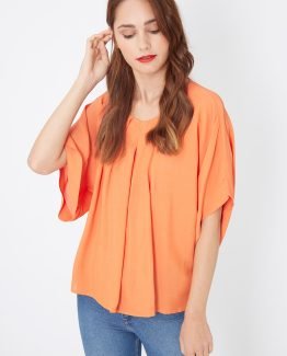 Blusa lisa fluida