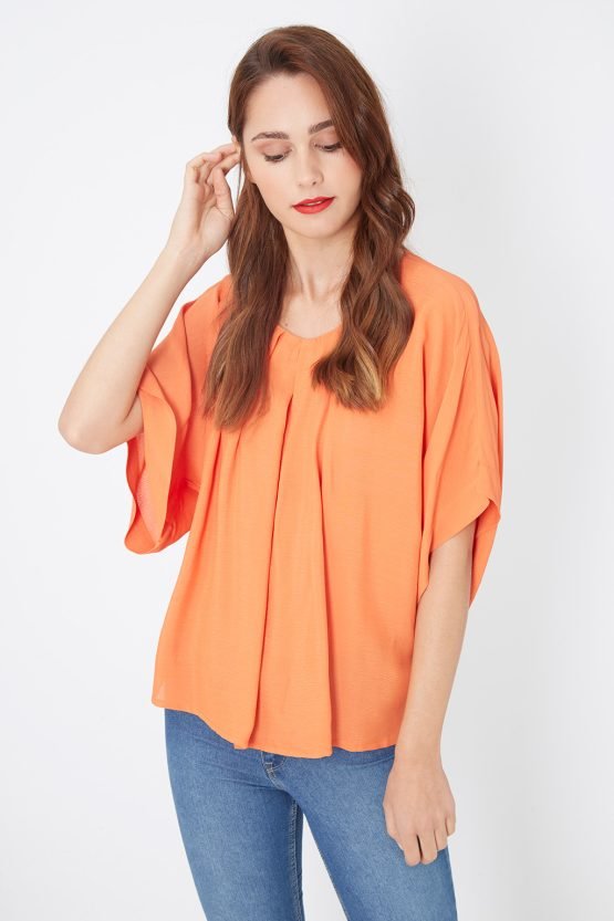 Blusa lisa fluida