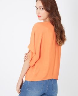 Blusa lisa fluida