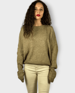 Jersey amplio cuello redondo